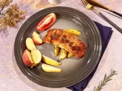 Salmão com Batata na Airfryer Salmão com Batata na Airfryer