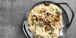 Risoto de Halloween Vegano Risoto de Halloween Vegano