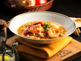 Receita de Arroz Caldoso de Frutos do Mar | Risoto Espanhol