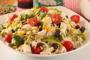 Receita de Arroz Festivo Colorido | Acompanhamento para Ocasiões