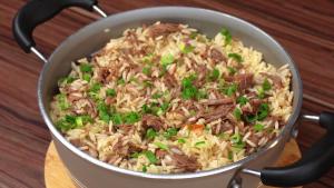 Receita de Arroz Carreteiro de Fraldinha | Receita Gaúcha Tradicional
