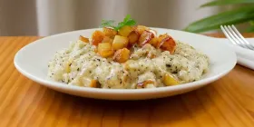 Receita de Risoto de Gorgonzola na Pressão | Preparo Rápido