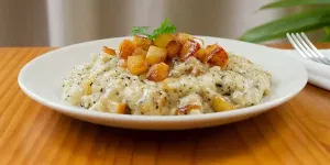 Receita de Risoto de Gorgonzola na Pressão | Preparo Rápido