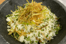 Receita de Arroz de Alho Poró Cremoso | Acompanhamento Gourmet