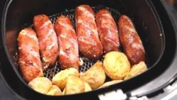 Lingui&ccedil;a Recheada na Airfryer