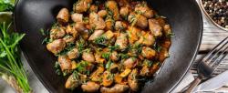 Cora&ccedil;&atilde;o de Frango na Airfryer