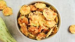 Chips de Abobrinha na Airfryer Chips de Abobrinha na Airfryer