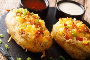 Receita de Batata Recheada Cremosa na Airfryer | Prato Completo