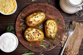 Receita de Batata Rústica Recheada na Airfryer | Aperitivo Especial