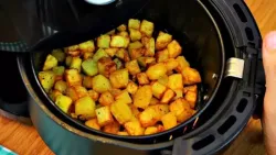Batata-doce com Parmesão na Airfryer Batata-doce com Parmesão na Airfryer