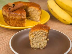 Receita de Bolo de Banana Fofinho na Airfryer | Café da Tarde