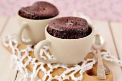 Bolo de Chocolate de Micro-ondas Bolo de Chocolate de Micro-ondas