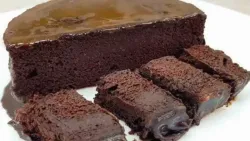Bolo de Chocolate sem Açúcar e Sem Farinha Bolo de Chocolate sem Açúcar e Sem Farinha