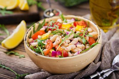 Receita de Vinagrete de Feijão Fradinho | Salada para Churrasco