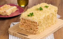 Torta Fria de Frango Fácil Torta Fria de Frango Fácil