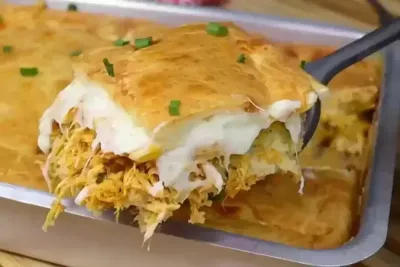 Receita de Torta de Frango no Liquidificador | Massa Cremosa Fácil
