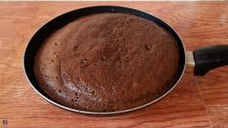 Bolo de Coco e Cacau de Frigideira Bolo de Coco e Cacau de Frigideira
