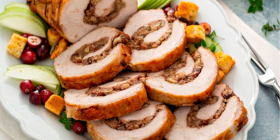Receita de Lombo Suíno Recheado Festivo | Sabor Surpreendente
