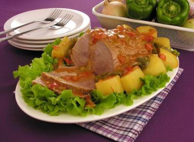 Receita de Lagarto Assado com Molho de Mostarda | Carne Macia