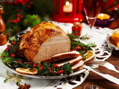 Receita de Tender de Natal Glaceado | Receita Festiva Tradicional