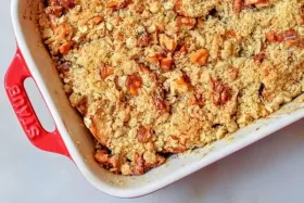 Receita de Crumble de Maçã com Canela | Sobremesa de Inverno Fácil