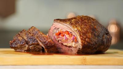 Receita de Picanha Recheada com Queijo | Surpresa para Churrasco