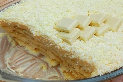 Receita de Pavê de Chocolate Branco Cremoso | Sobremesa para Festas