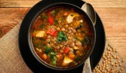 Sopa de Lentilha com Cenoura e Especiarias Sopa de Lentilha com Cenoura e Especiarias